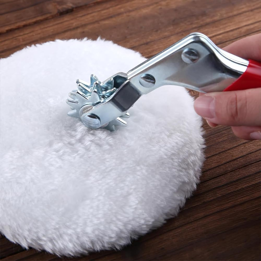 2 Pcs Polishing Pad Conditioning Brush,Polishing Pad Cleaner,Polishing and Buffing Pad Cleaning Spur Tool,Polishing Spur Tool Set,Car Buffing Pad Professional Cleaning Tool,Green image number 5