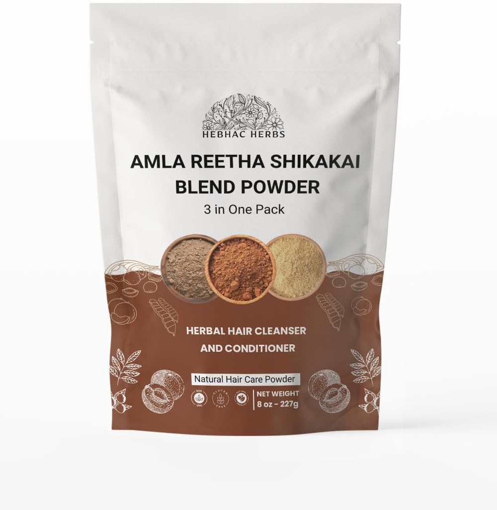 Hair Care Combo Amla, Reetha & Shikakai Powders
