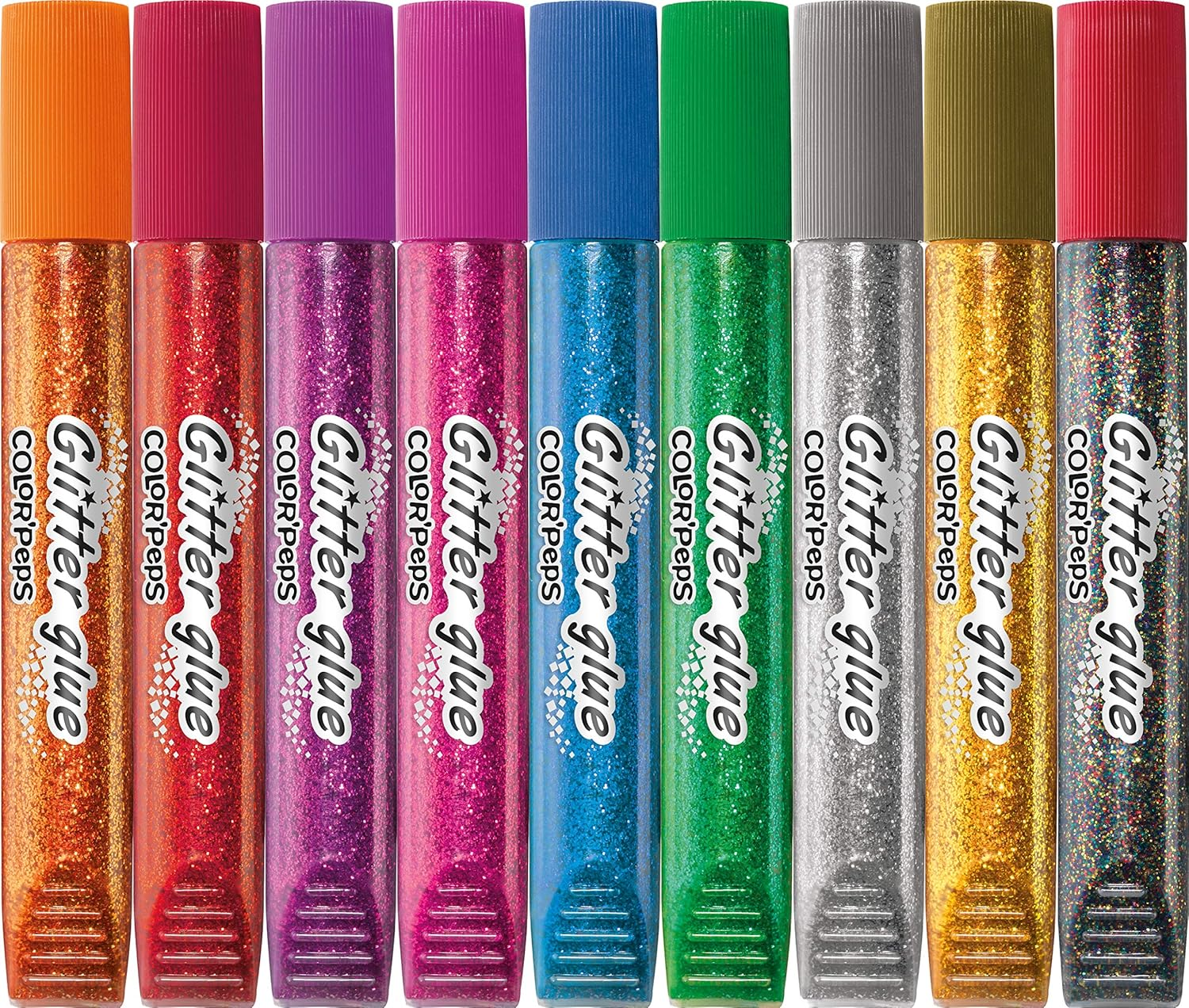 Maped Color Peps Glitter Glue 10.5 Ml Tube, Pack 9 image number 4