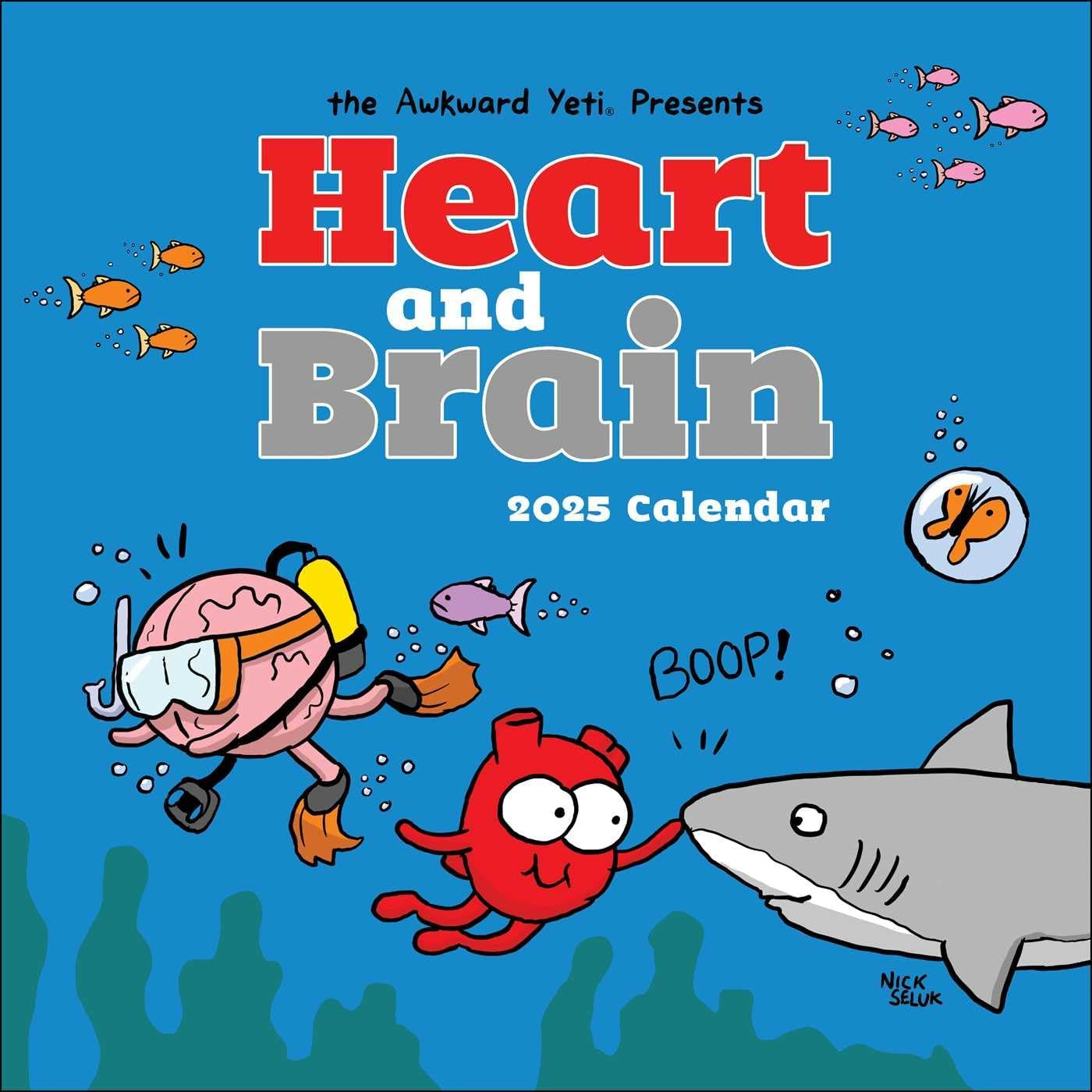 Heart and Brain 2025 Wall Calendar image number 2