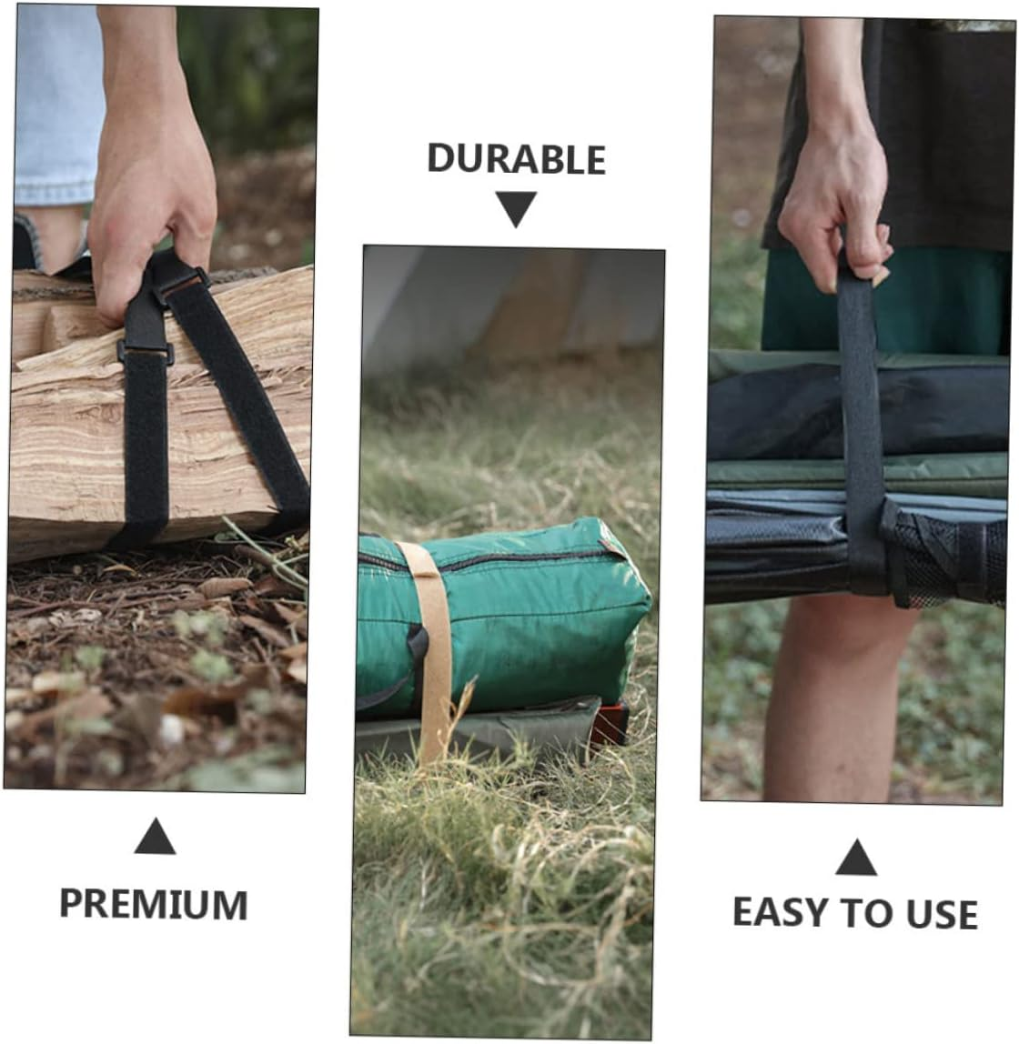 ARTIBETTER 20Pcs Luggage Bounding Straps Tie down Strap for Luggage Camping Supply Elastic Buckle Binding Belts Heavy Duty Random Color image number 6