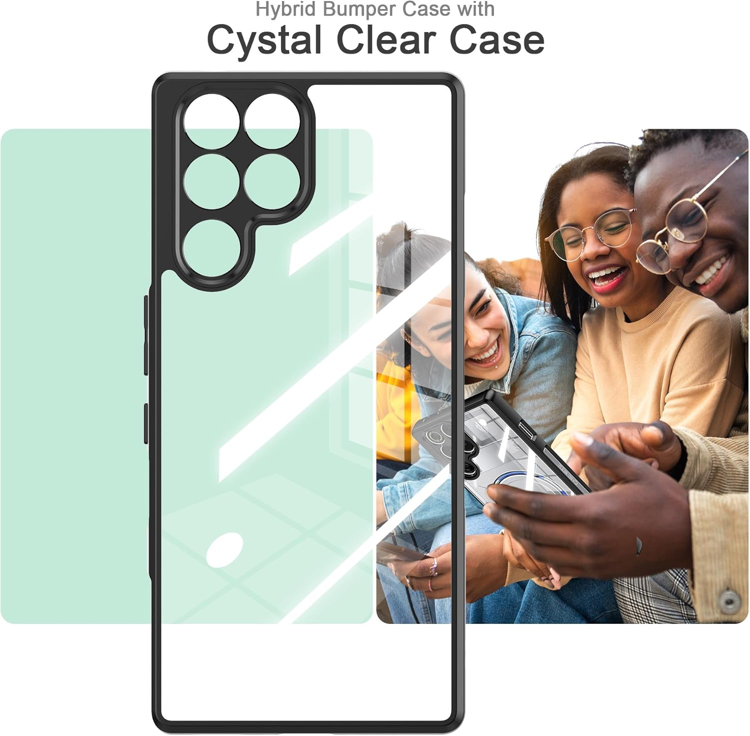 Foluu Clear Case for ZTE Nubia Red Magic 11 Pro Case/11 Pro+, [Not Yellowing] [Military Drop Protection] Shockproof Protective Slim Thin Cover for Red Magic 11 Pro 2025 image number 2