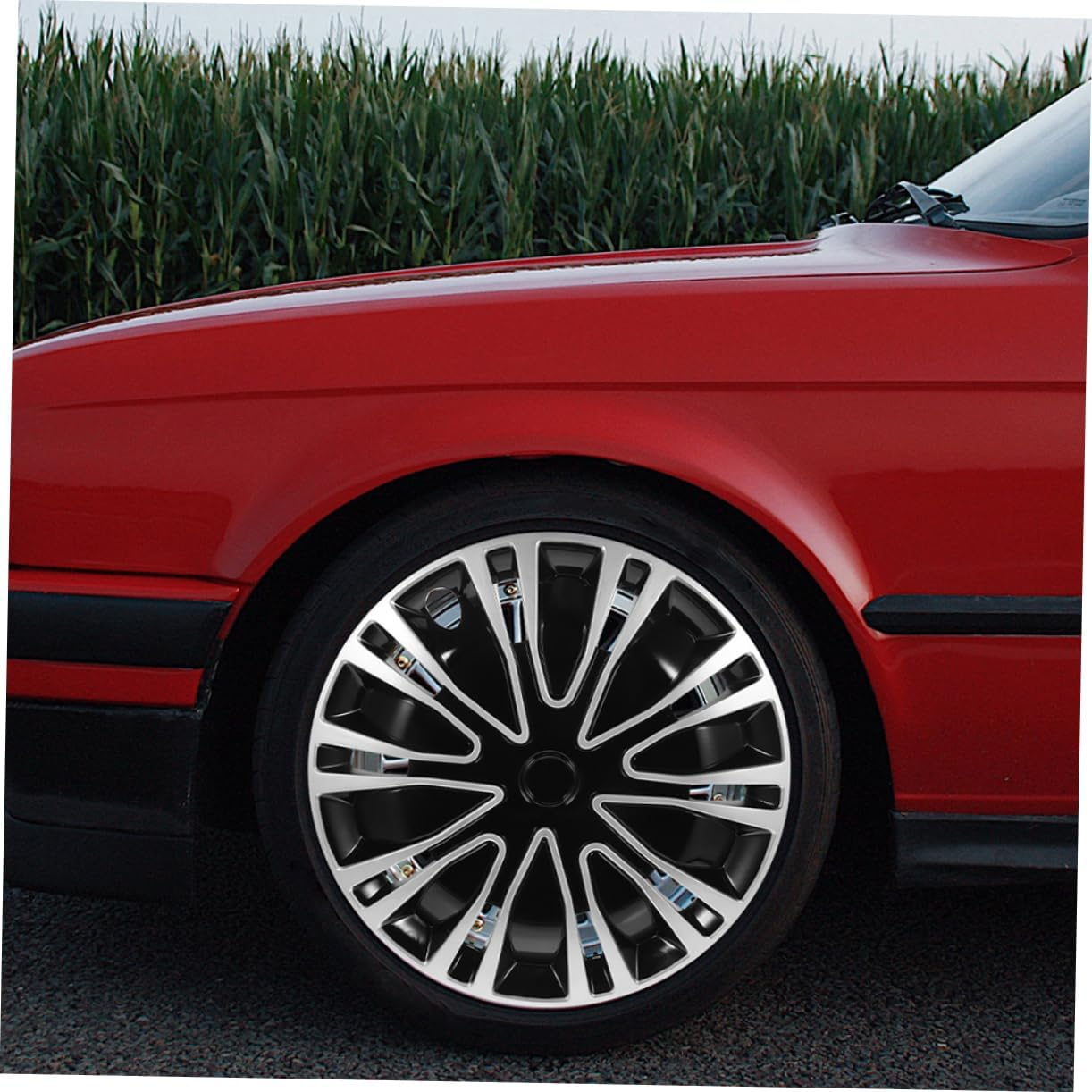 Zerodeko 2Pcs Car Wheel Covers Wheel Rim Covers for Automotive Accessories Decorative Hubcaps Fit Cars Trucks image number 2