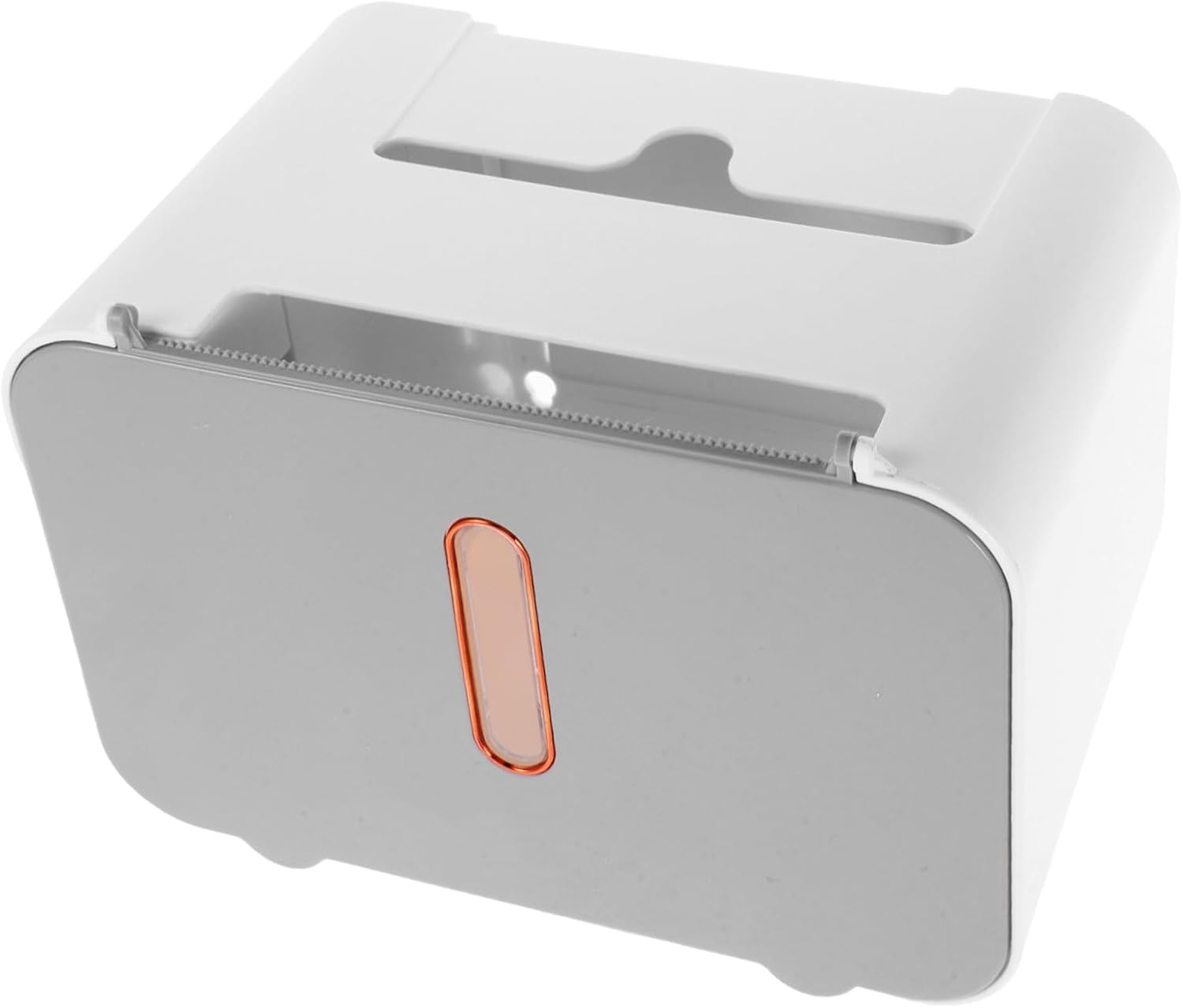 Angoily Bathroom Storage Touchless Paper Towel Dispenser Wall-Mounted Tissue Box Large Capacity image number 2