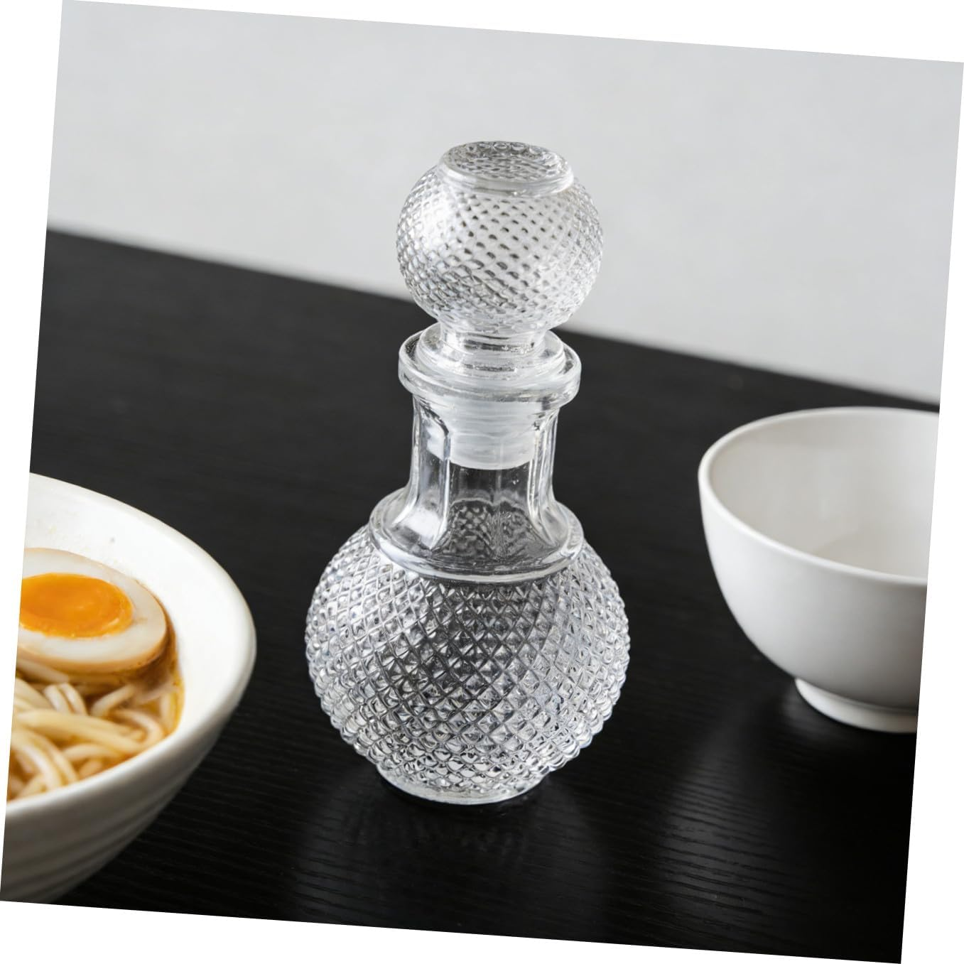 OKUMEYR Creative Glass Wine Bottle for Whiskey Decanter for Home Bar Liquor Dispenser and Design for Wine Decanters