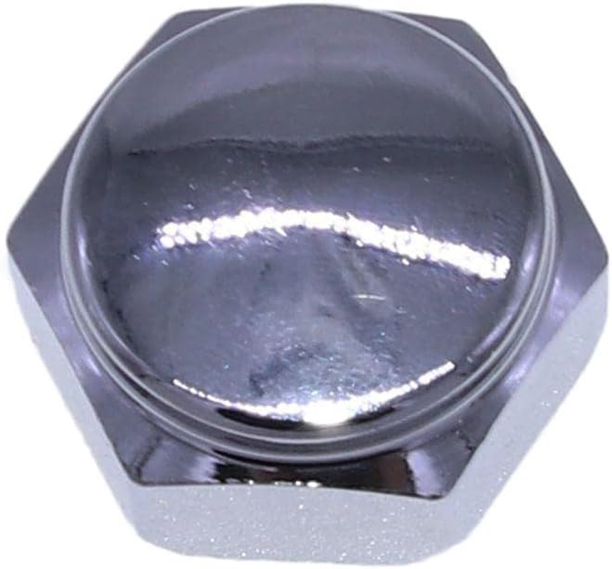 Fork Steering Stem Nut Caps,Motorcycle Parts,Silver,Motorbikes Supplies CNC Triple Tree Clamp Nut Caps Bolt Caps for Crf50