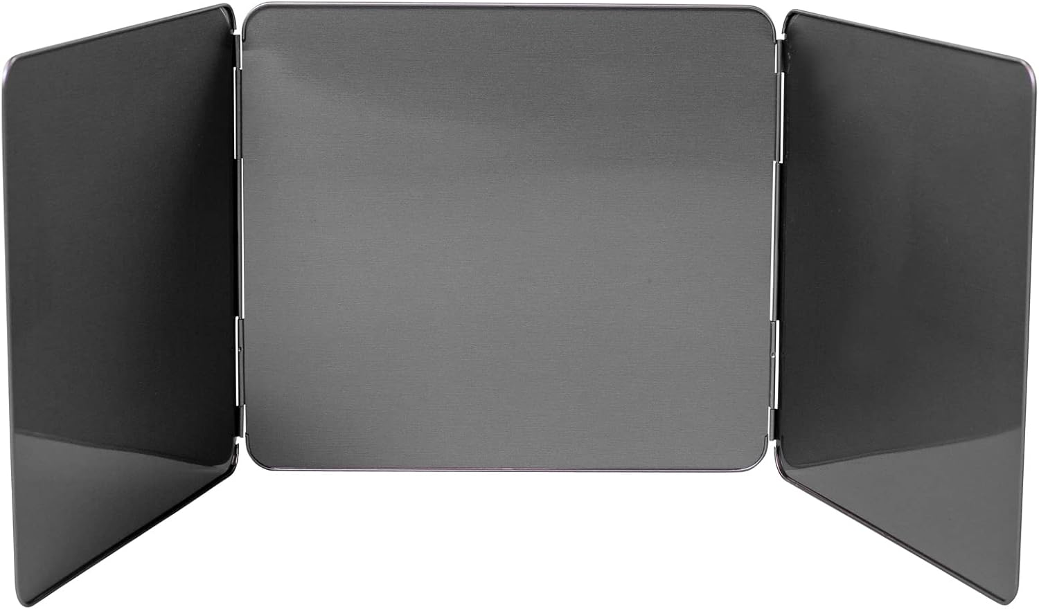 UPP 370 Wall, Pan, Keeps Stove Clean, Space-Saving Folding, Splash Guard, Ideal Kitchen Accessories, Metal, Black