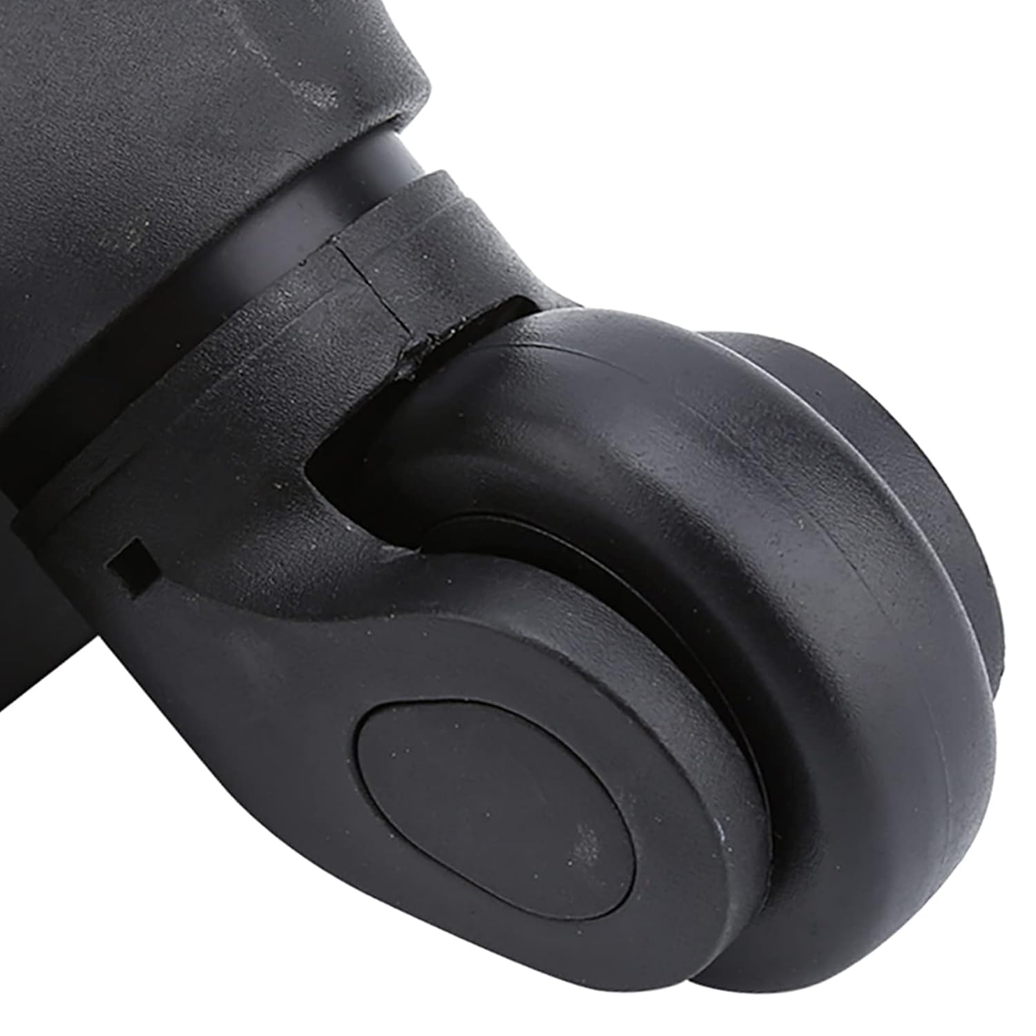 2Pcs Wheels Replacement, Plastic 360 Swivel Suitcase Caster Wheels Left & Right with Screw 2 Inch Black Large Wear Resistant Wheel, Outdoor Luggage Travel Suitcase Wheels Replacement for Suitcase image number 5