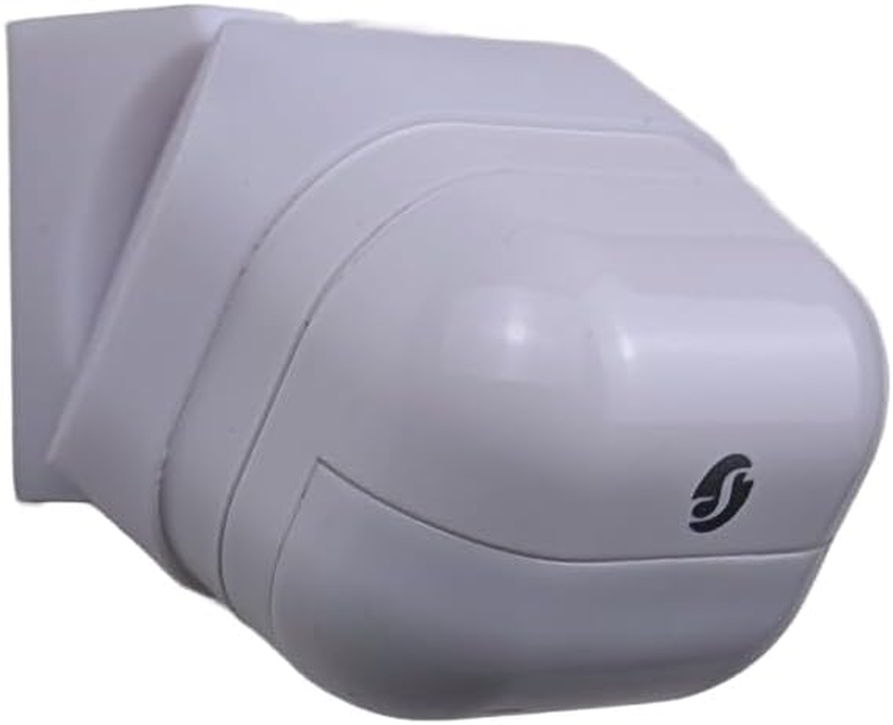 Shelly Blu Motion Mount - Adjustable Wall Mount for Shelly Motion Sensor - 2 Mounting Options (Corner & Wall) - Tilts 5-45&deg; - Glue or Screws - White | Xebtec image number 5