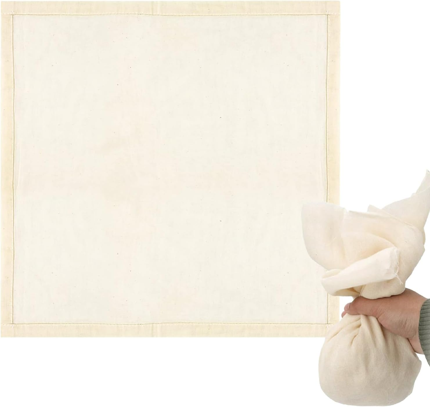 Cheese Cloth - Cheese Cloth for Tension | Reusable Nut Milk Tension Fabric | Unbleached Yogurt Tension Fabric | Kitchen Gadgets for Fine Mesh, Supplies, Soy Milk Yogurt Coffee image number 6