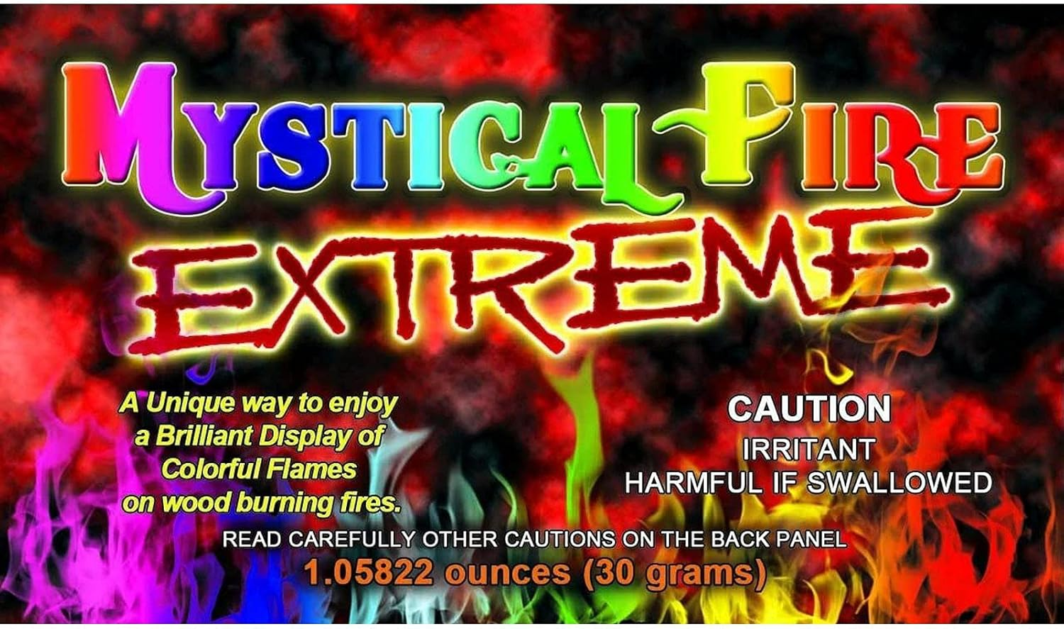 Mystical Fire Extreme Color Changing Flames for Wood Burning Fire Pits, Campfires (24 Packets) image number 3