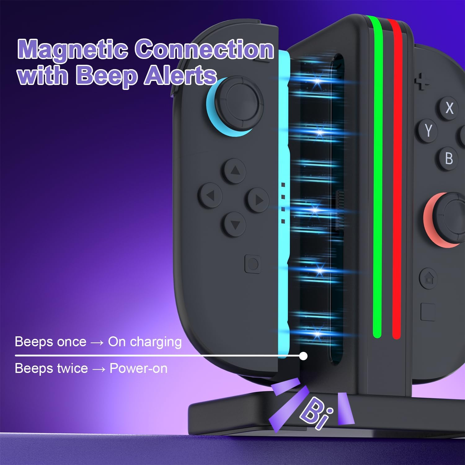 Switch 2 Joycon Charging Dock for Nintendo Swich 2 Joy-Con（Only Fit Switch 2） image number 6