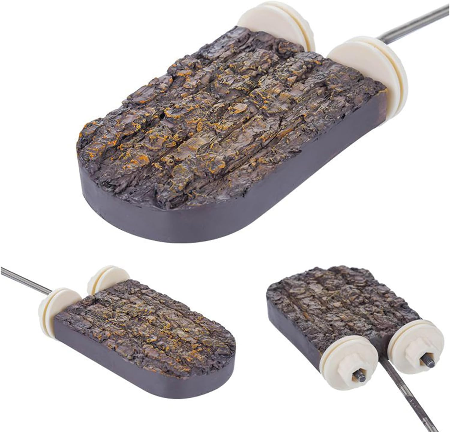 Bird Perch | Heated Bird Perch Stand Warm Stone - Warmer Habitat Stand Pet Supplies for Small Animal Parakeet Hedgehog Hamster Ferret Landscaping Decor image number 4