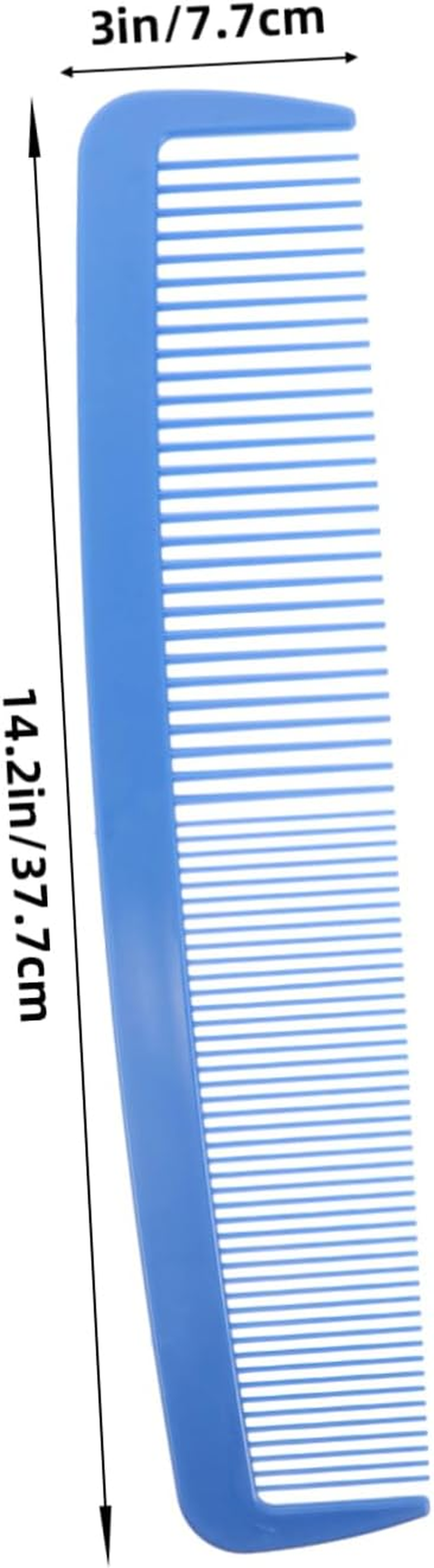 WOFASHPURET Giant Blue Plastic Hair Comb, Halloween Men Costume Accessory, Adults image number 5