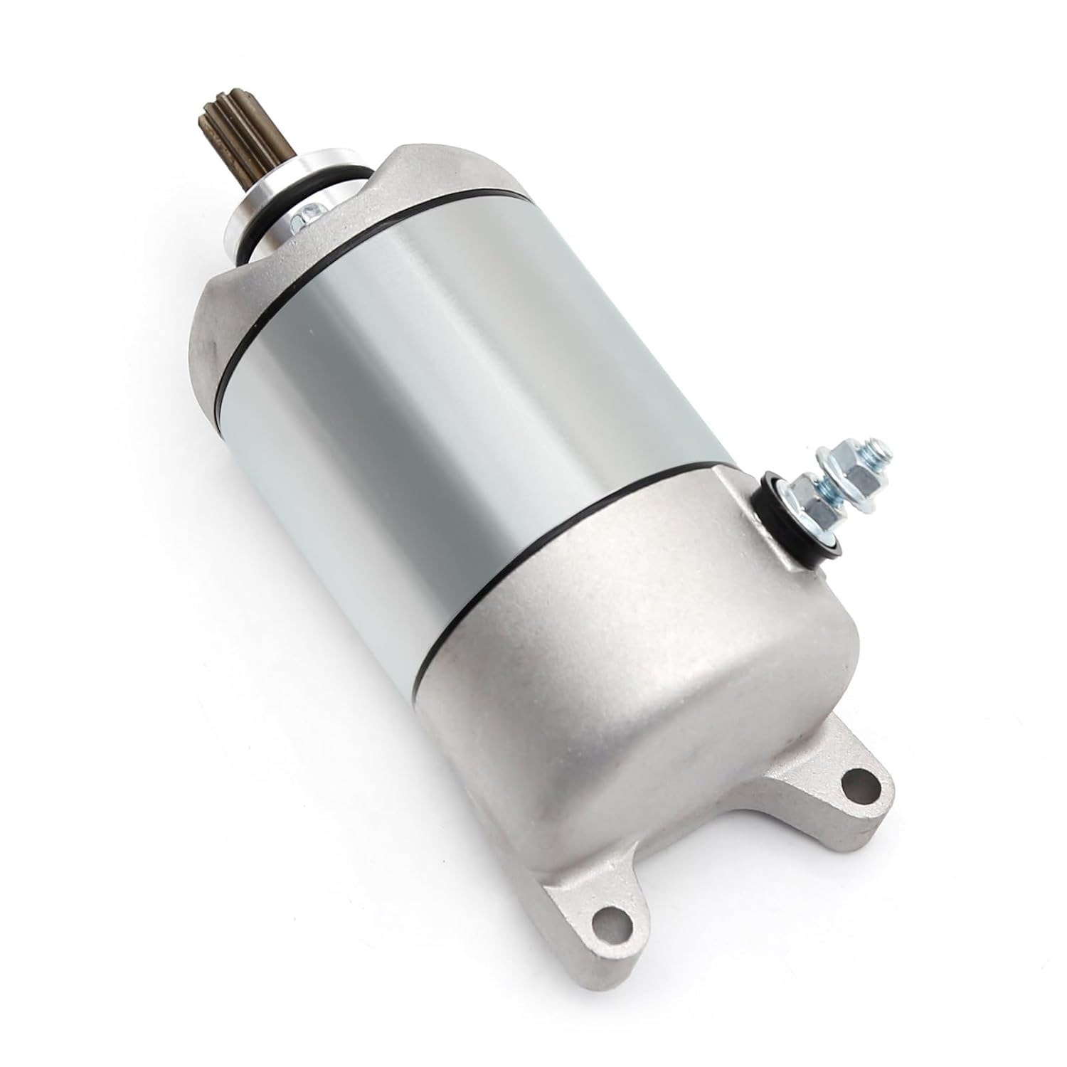 Starter Motor Assembly Replacement for Yamaha ATV Yfm350 Yfm35 Yfm 350 Bruin Grizzly 350 2004-2015, 3He818900000,Replacement for Woverine image number 3