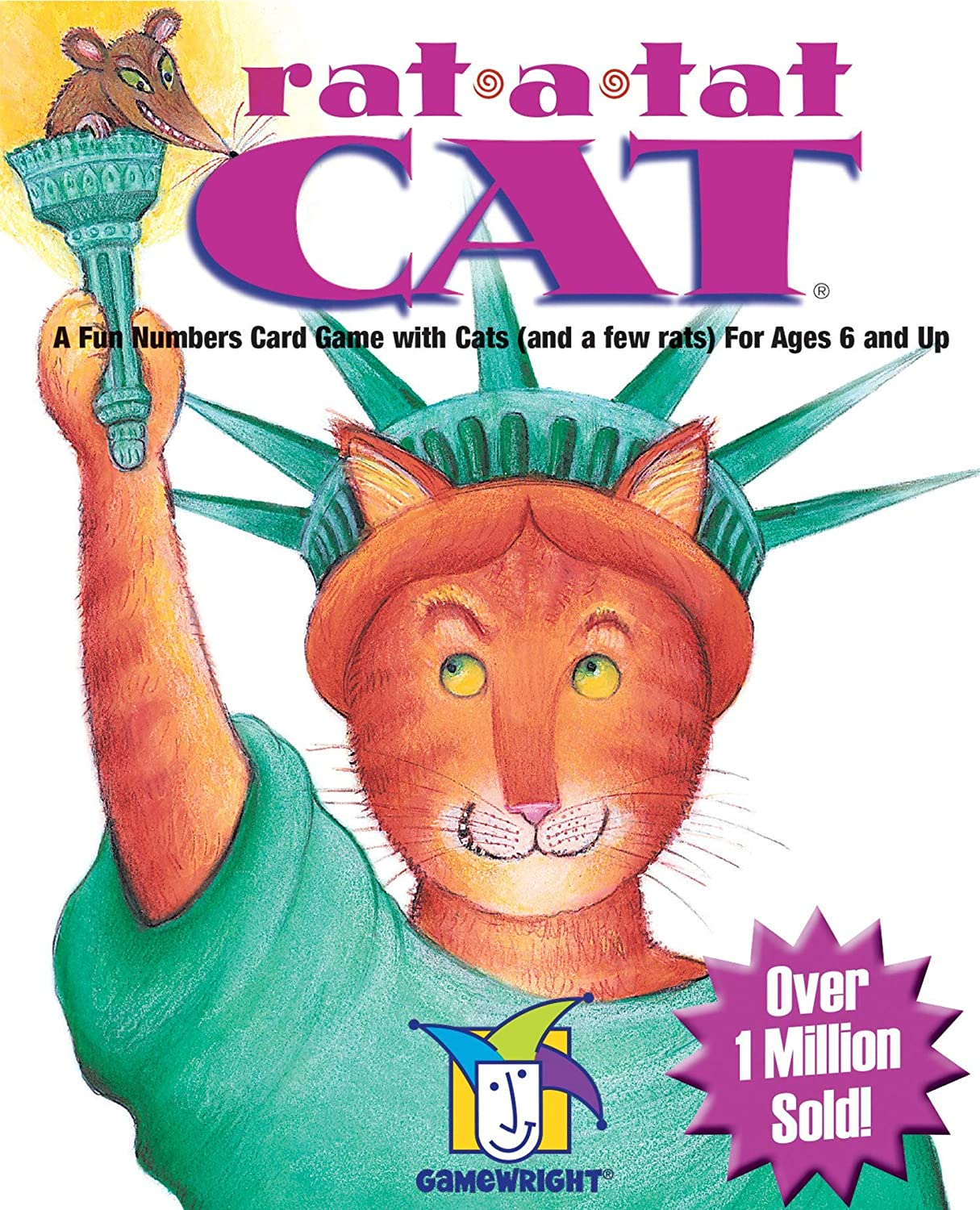 Gamewright CSG-RTC Rat-A-Tat CAT Card Game image number 1