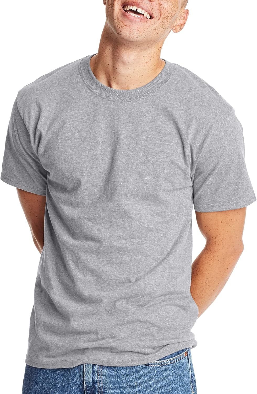 Hanes Boys' Shirt (Pack of 3) image number 2