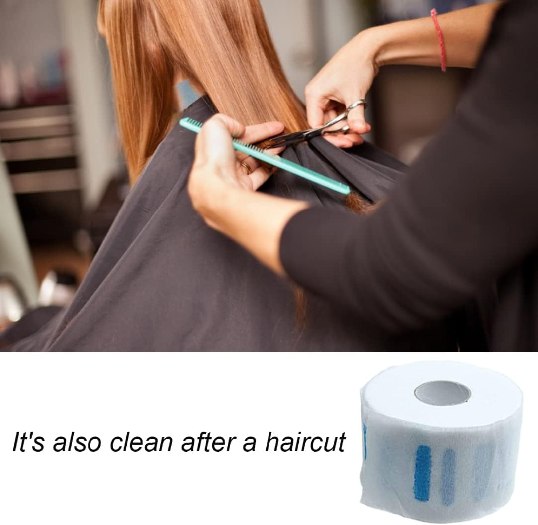 Salon Neck Paper, Disposable Neck Strips Disposable Hair Neck Protection Paper Broken Hair Preventing Salon Barber Paper, Salon Hairdressing Paper Tool image number 3