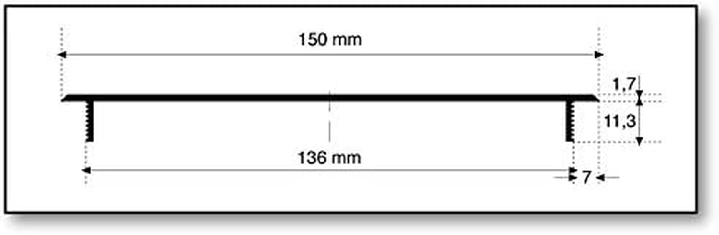MS Beschl&auml;ge 505 Ventilation Grille Aluminium Web Plate Black Powder-Coated RAL 9005 Ventilation Plate with 150 Mm X 400 Mm External Dimensions image number 3