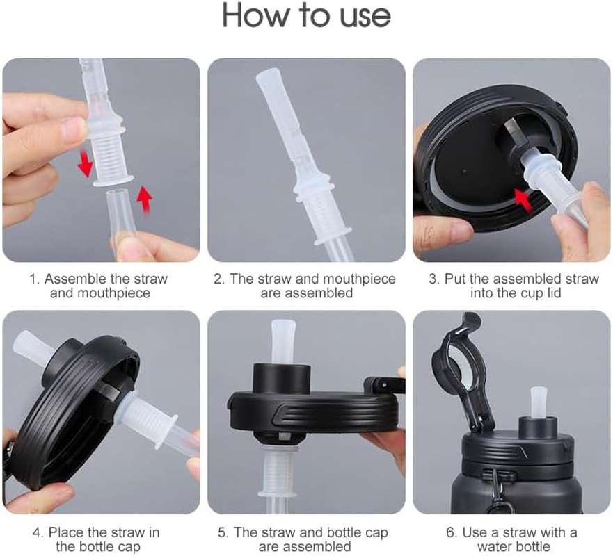 Tootoo 2L Folding Silicone Straw Roll Cup Resistant Outdoor Camping Sports Water Cup (Blue) - Green image number 7