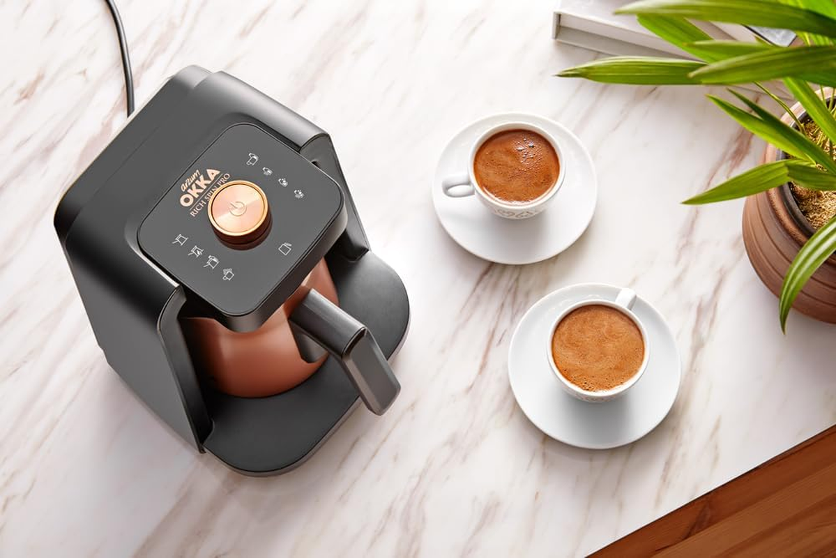 Arzum OKKA RICH SPIN PRO TURKISH COFFEE MACHINE (Copper) - Chrome image number 6