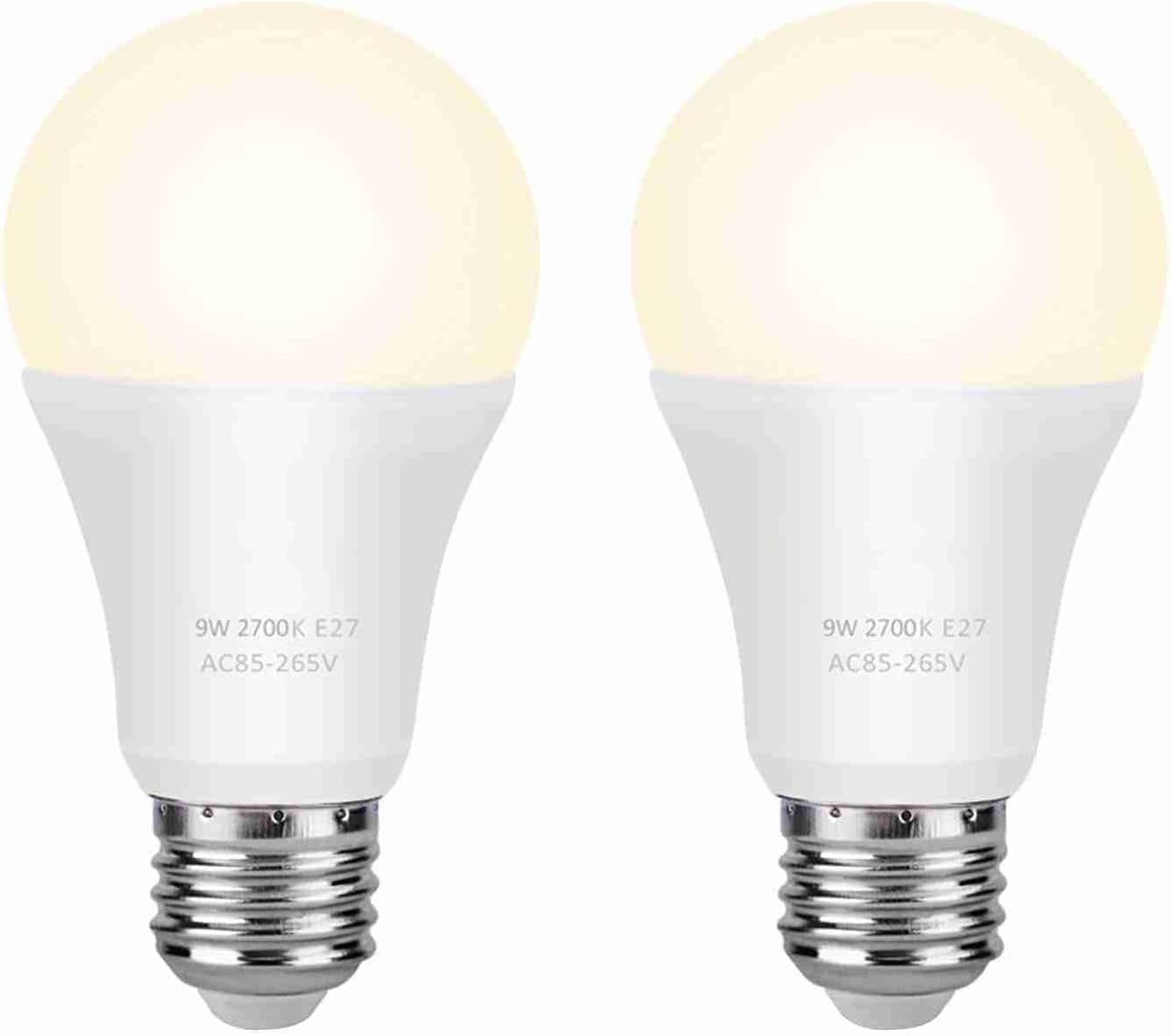 E26 Dusk to Dawn Light Bulb 9W 800LM Warm 3000K Smart Sensor Bulb 180掳 Beam Angle image number 5