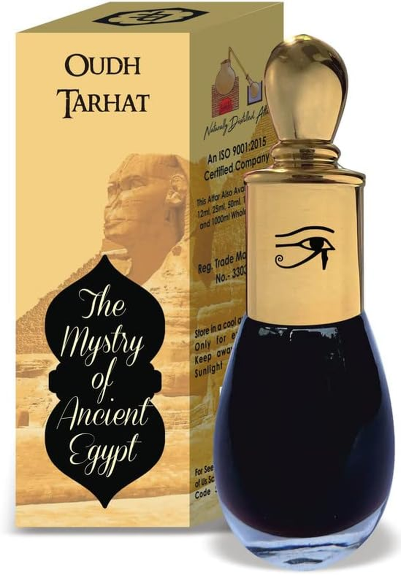 Parag Fragrances Oudh Tarhat Attar/Itra 12Ml العطار (Egyption Mystery Series) Limited Time Launching Offer/Purest Grade 1 Attar for Men/Alcohol Free & Long Lasting Natural Attar Perfume