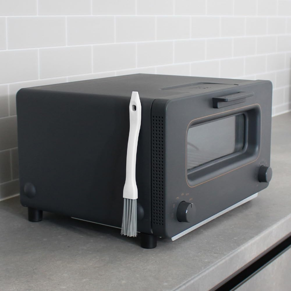 Azma Sm@Rt684 Toaster Oven Brush, Magnetic Storage for Refrigerator Walls and Toasters, Stovetop, Dustpan Catcher, Cleaning, Bread Crumbs image number 2