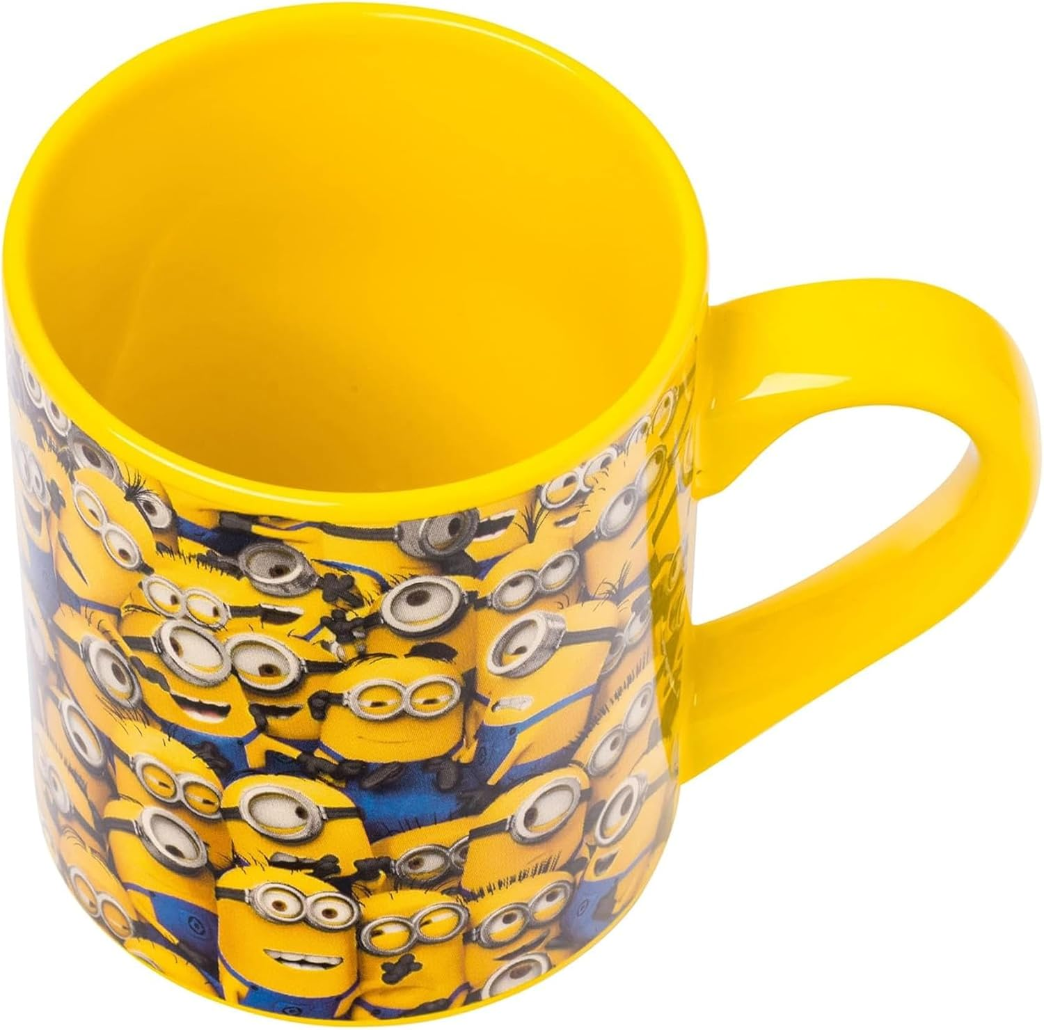 Silver Buffalo DM0132 Despicable Me Cluttered Minions Ceramic Mug, 14-Ounces,Yellow image number 1