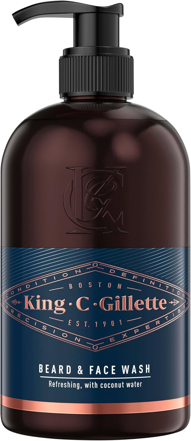 King C. Gillette Beard and Face Wash, 350Ml image number 1