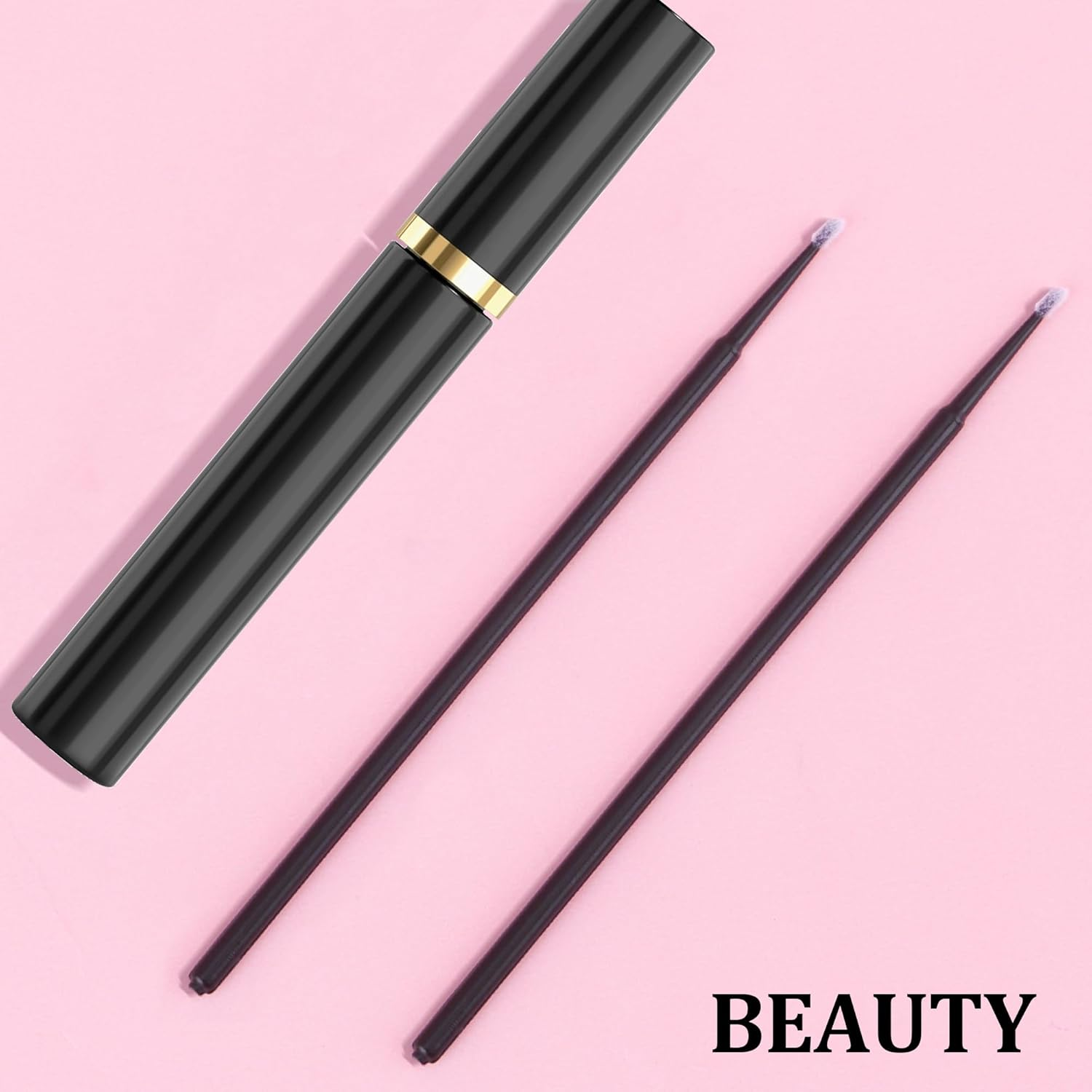 COCIDE 1400Pcs Micro Swabs Disposable Mascara Wands Makeup Applicators Eyelash Brushes Microswabs Lip Brush for Extensions Eyeliner Microbrush Spoolies Mini Tips Tools Eyebrow Stuff Lipgloss Sticks image number 3