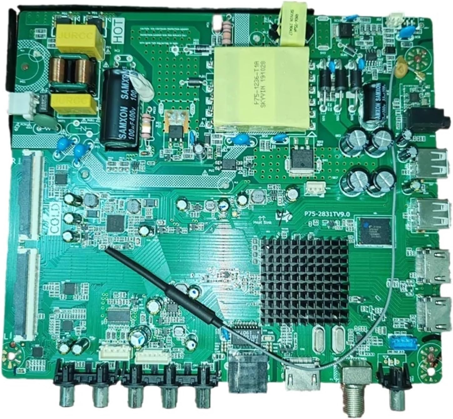 TV Motherboard Replacement Spare Parts P75-2831TV9.0 3-In-1 TV Motherboard 69-82V 550Ma 75W TV Accessories image number 3