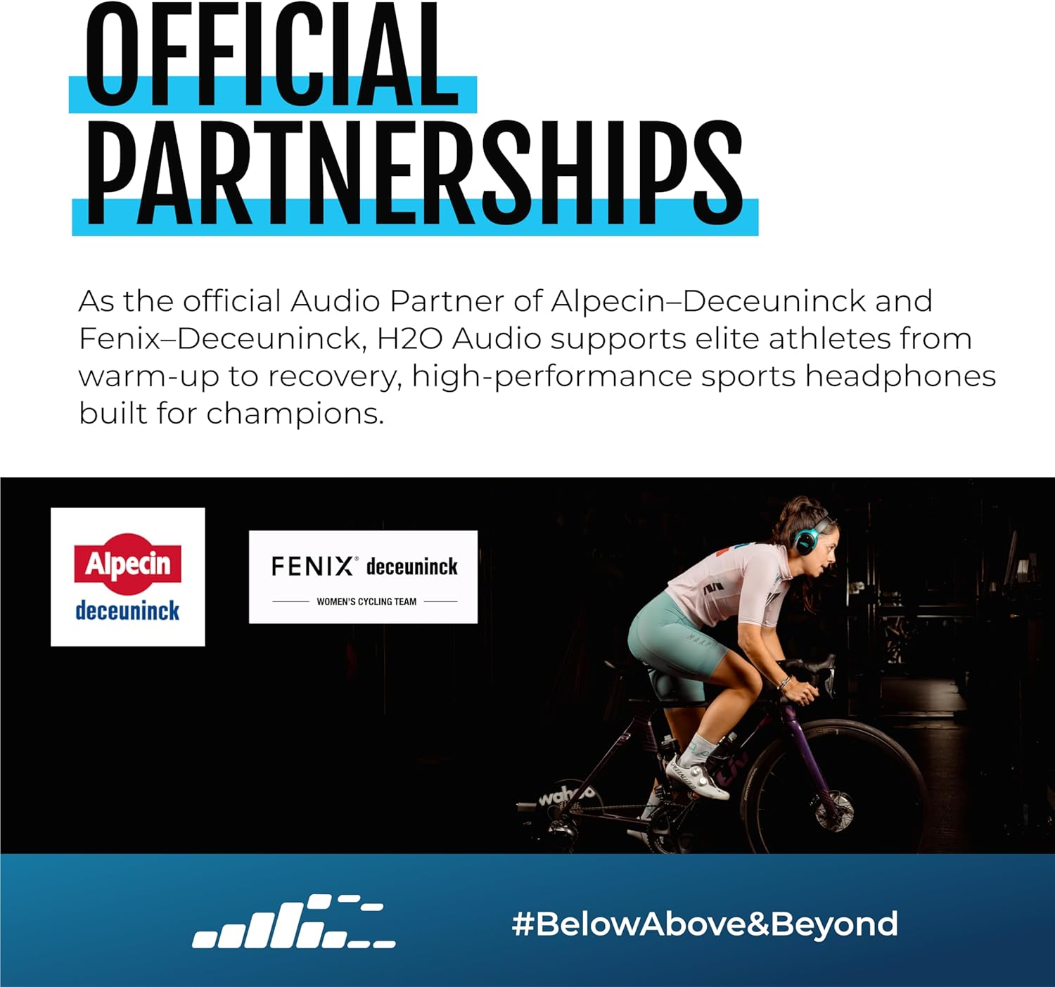 H2O Audio RIPT Ultra Over-The-Ear Sport Headphones &ndash; 100% Sweatproof with Active Noise Cancellation, 50H Battery, Interchangeable Washable Cushions, Bluetooth, Mic, and Travel Case image number 2