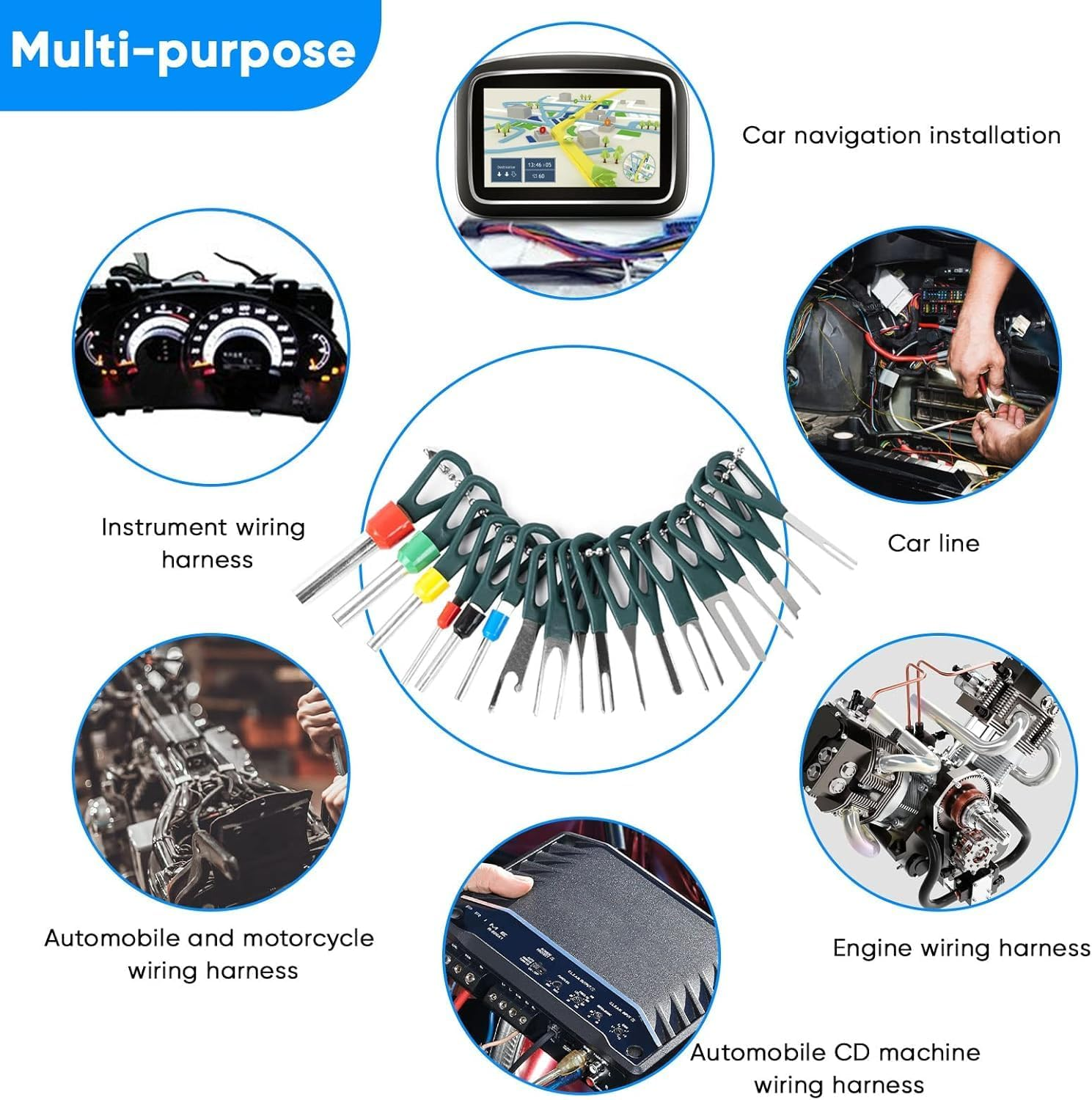 Terminal Removal Tool Kit - 172 Pcs image number 6