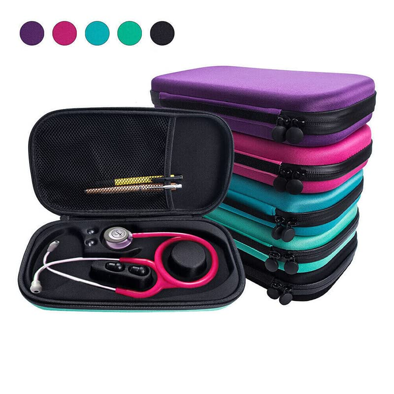 1PC Carry Travel Medical Organizer Stethoscope Hard Storage Box Case Bag, Lightweight and Portable, Perfect for Healthcare Professionals - Black image number 7
