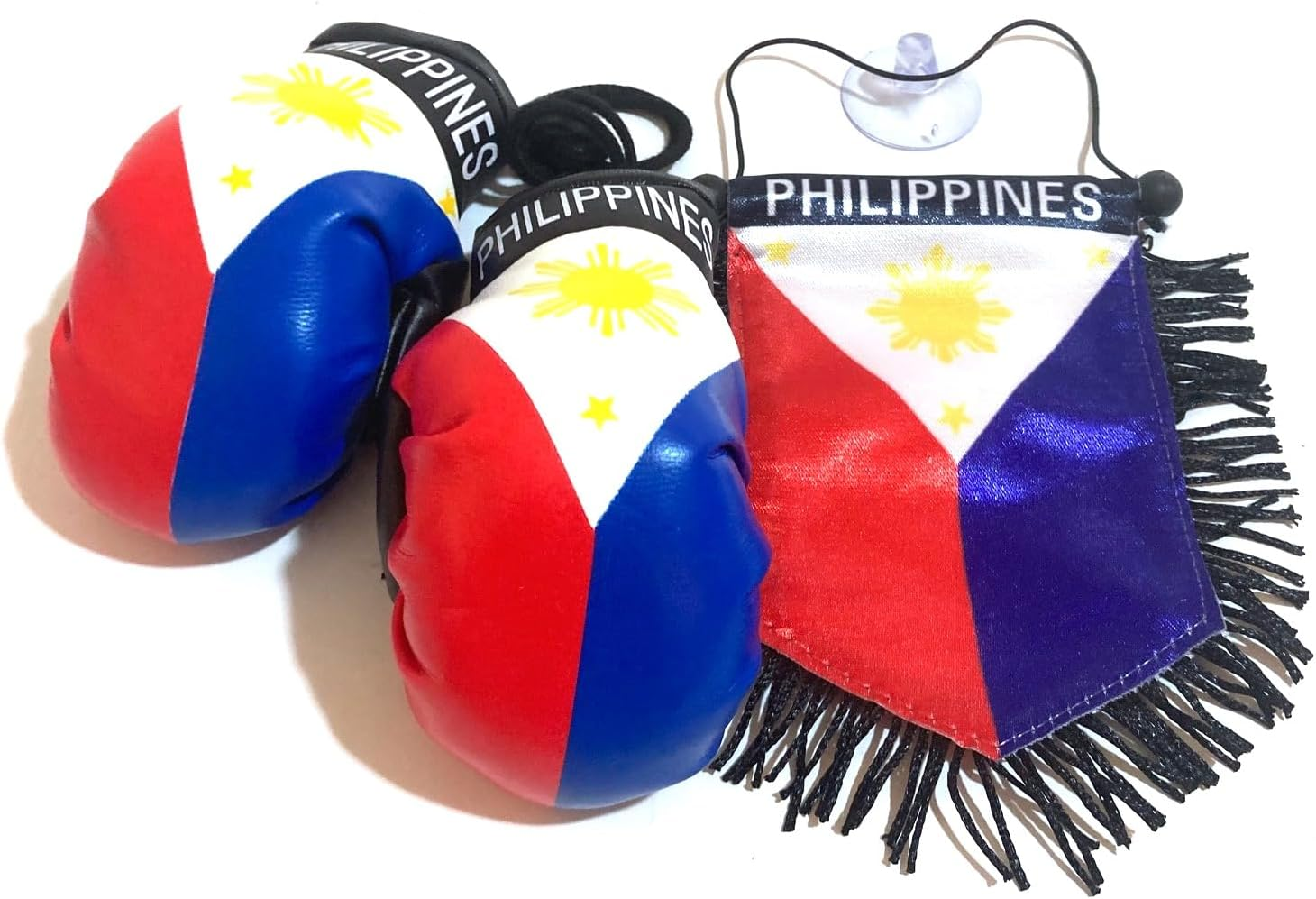 PRK 14 Philippines Small Quality Flags Filipino Decals for Cars Automobiles Home Sticks to Glass image number 1