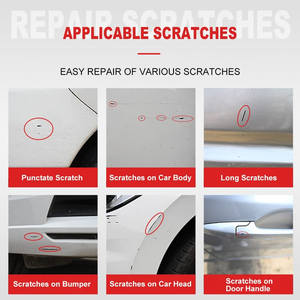 Car Scratch Remover Pen - Grey Touch up Paint Pen for Scratch Repair Kit - Touch-Up Paint (Grey) image number 6