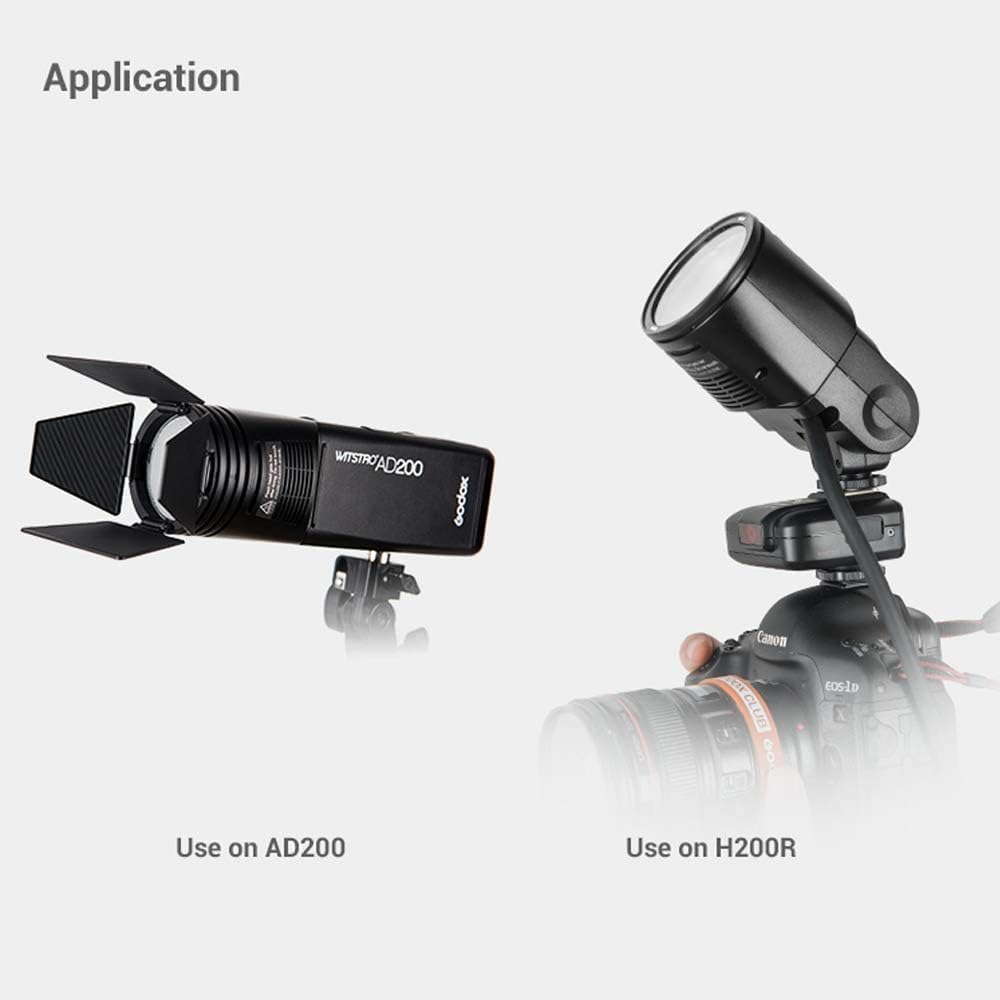 Godox AK-R1 Accessory Kit for Godox V100 V1 V1Pro Ad100Pro round Head Flash, for H200R round Flash Head Compatible with AD200 Pro II Ad200Pro AD200 image number 2