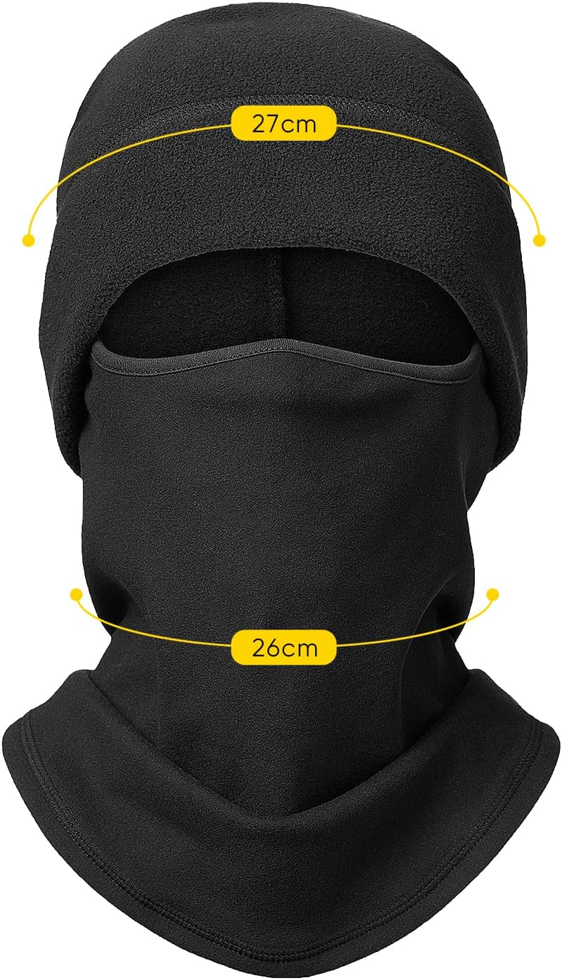 Snowledge Balaclava Face Mask Thermal Winter Ski Mask Beanie Motorcycle Cycling Balaclava for Men Women Teenager Youth Windproof Cold Weather Neck Warmer image number 4
