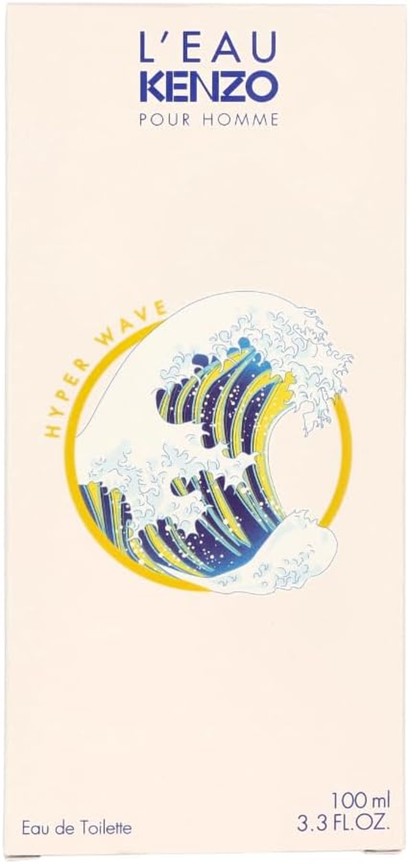 Kenzo L'Eau Hyper Wave Eau De Toilette Spray for Men 100 Ml