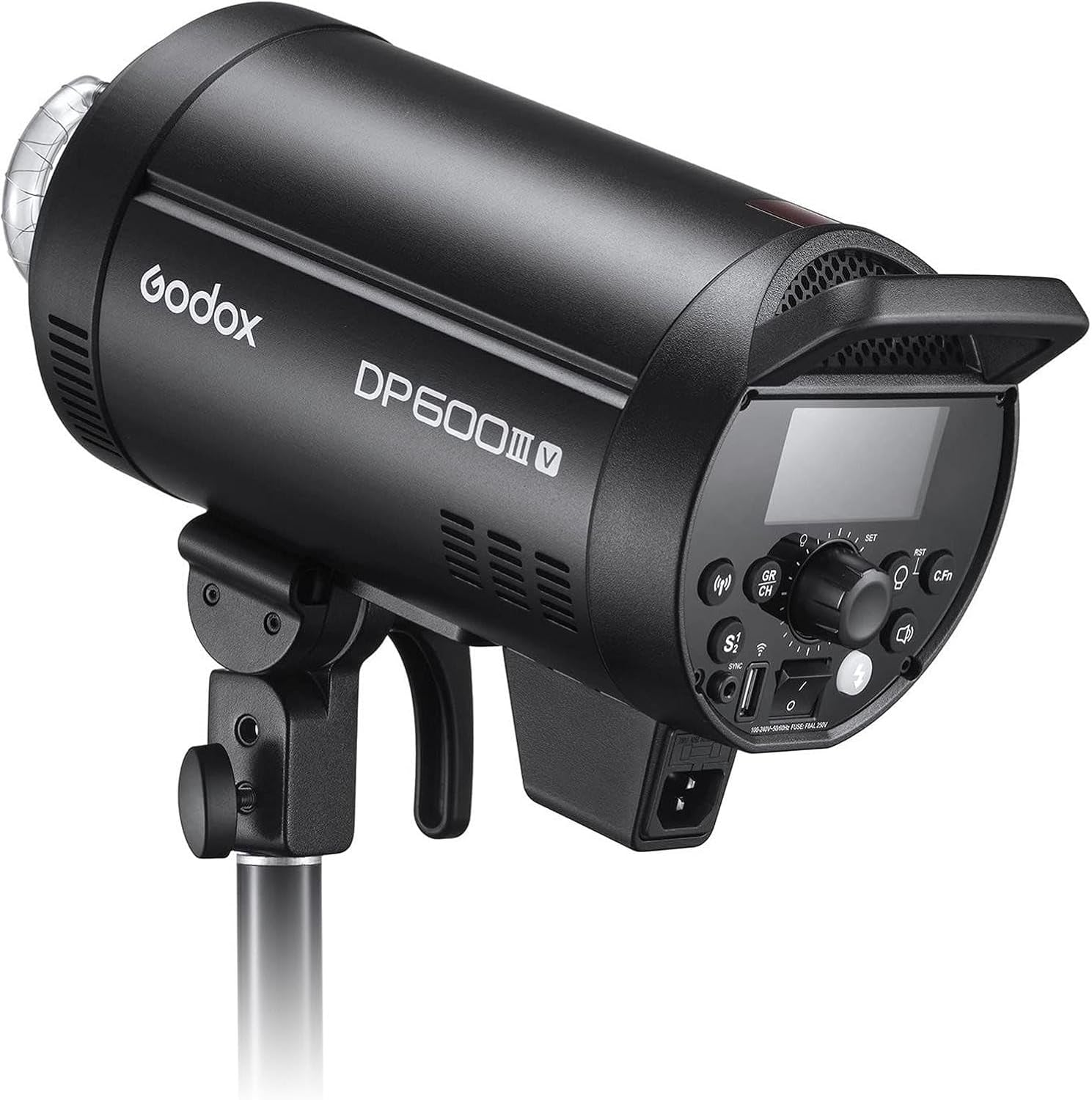 Godox DP600III-V DP600IIIV 600Ws Professional Studio Strobe Flash Light,Gn106 0.1-1S Recycle Time,2.4G X System,Bowens Mount W/30W LED Modeling Lamp for Wedding,Portrait,Fashion,Product Photography image number 3