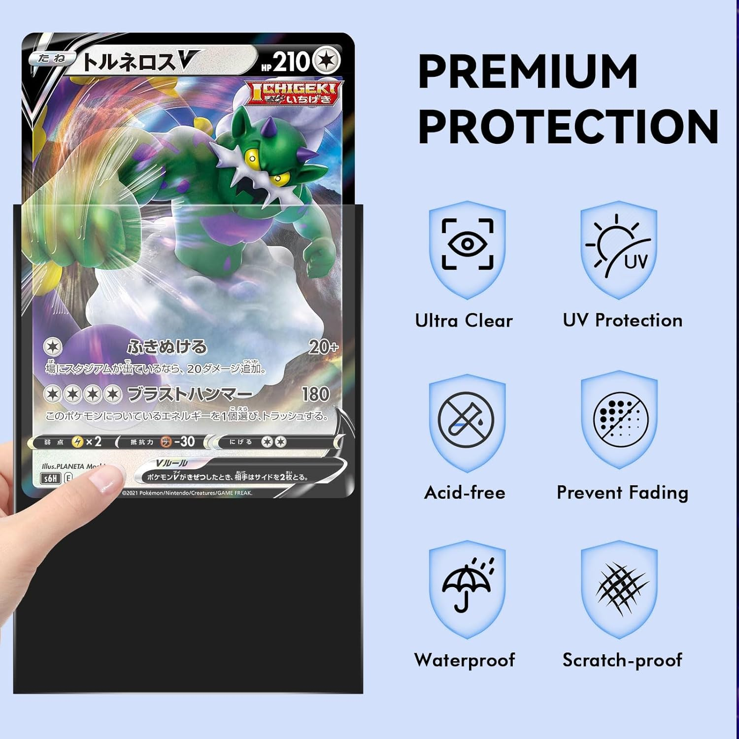 300 Pack Black Card Sleeves Soft &ndash; Cardguard Sleeves for Cards Standard Size Soft Card Protector Sleeves for Trading Cards, Decks, TCG, and Sports Cards Collection Storage 66 X 91Mm image number 5