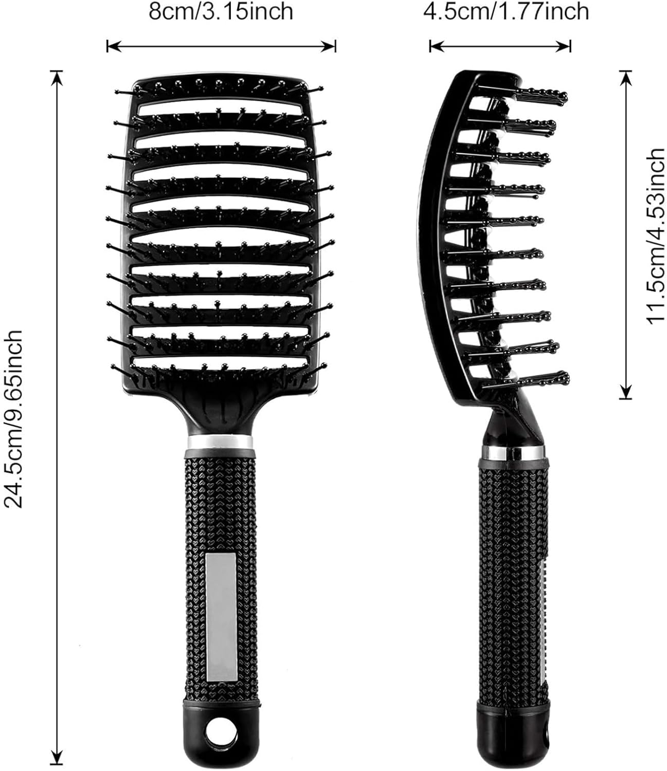 MKUCCD Hair Brush, Professional Curved Vented Brush for Faster Blow Drying for Women, Men, Paddle Detangling Brush for Wet Dry Curly Thick Straight Hair (Pink) image number 1