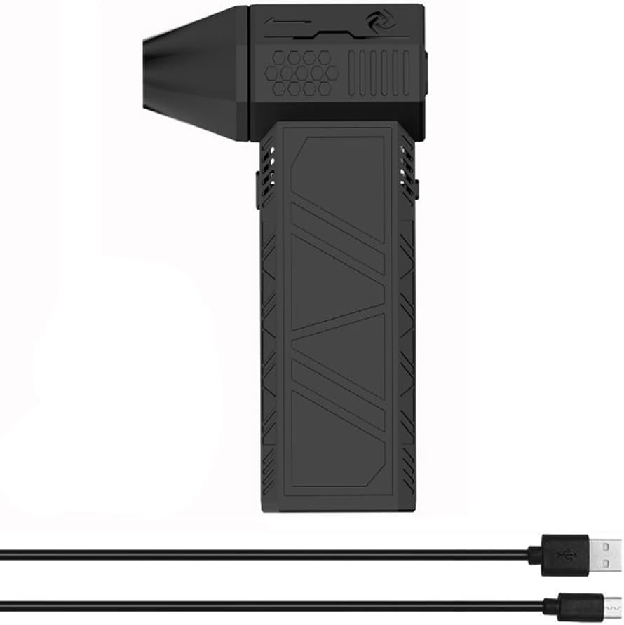 Tuperoymse X3 Upgrade Mini Turbo Jet Fan Powerful Blower 130000R PM50+M/S 3000Mah Violent Turbo Fan for PC Keyboard Camera Easy Install Easy to Use image number 5