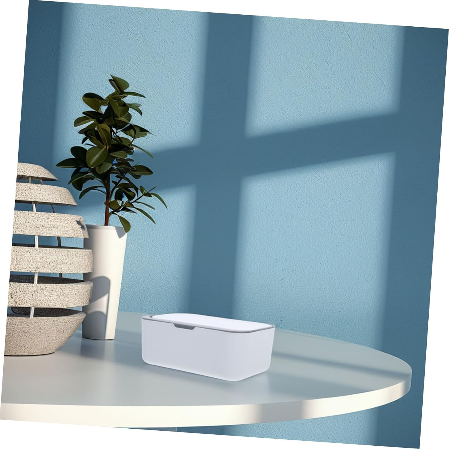 Refillable Wipes Dispenser Tissue Box Holders Pumping Paper Case Wipes Storage Box Tissue Holder for Modern Decor image number 6