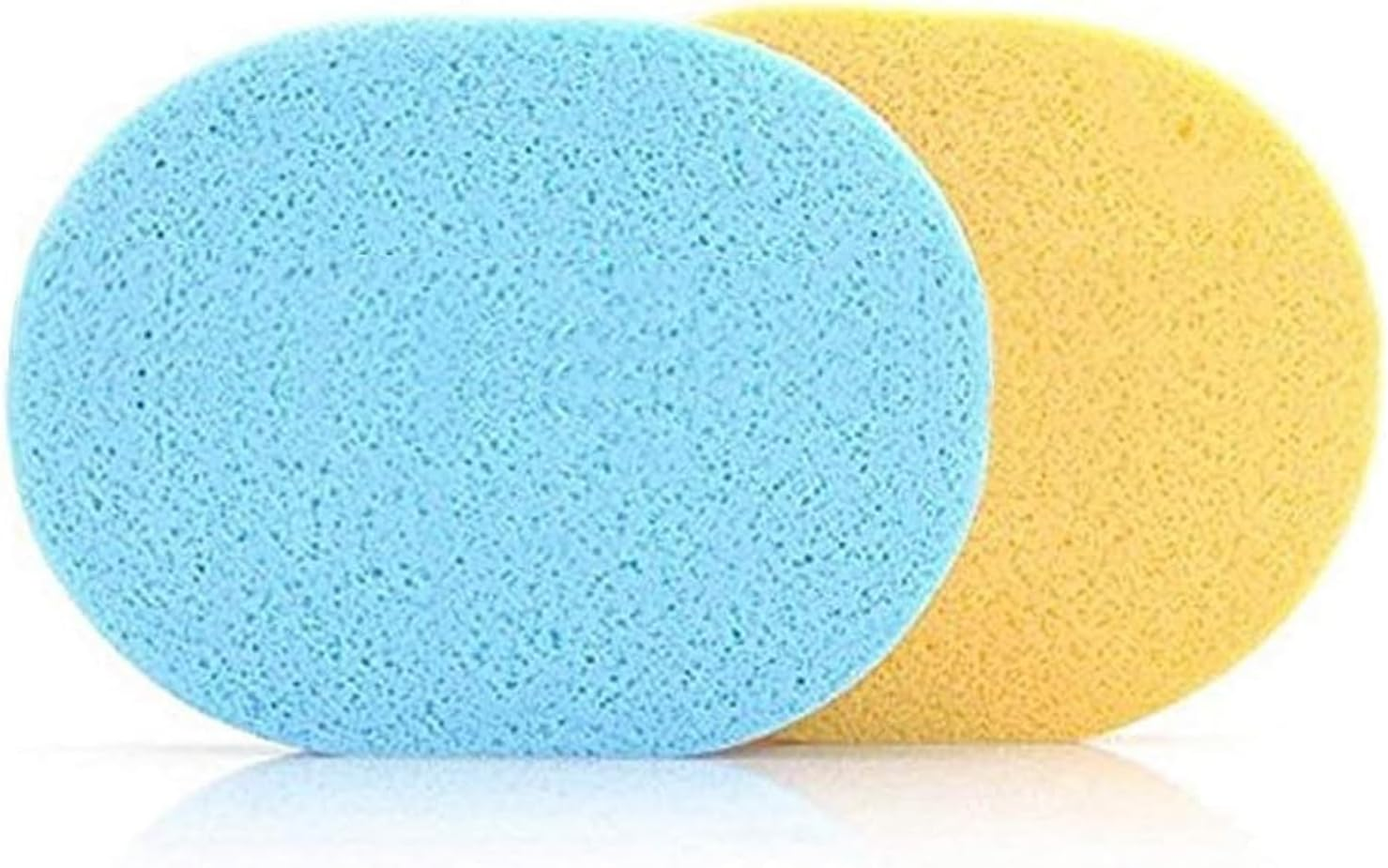 Cleansing Cellulose Sponge Face Wash Makeup Buffer Remover Facial Sponge 6Pcs（Random Color） image number 5