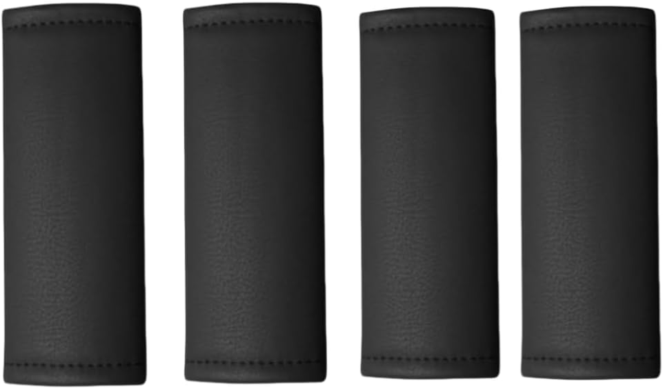 Leather inside the Car Door Handle Cover, Universal Interior Car Door Handle Cover, Door Pull Handle Cover, Suitable for SUV Trucks, 4PCS Car Handlebar Gloves image number 3