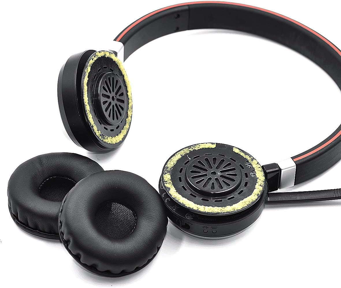 Defean Replacement Ear Pads Cushion Compatible with Jabra Evolve 20 20Se 30 30II 40 65 65+ Uc Ms Headset image number 1