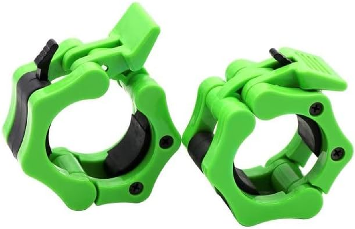 GW Tech Barbell Clamps 2 Inch, Heavy Duty Exercise Collars 2" Quick Release Pair of Locking Pro Olympic Weight Bar Plate Locks Collar Clips for Workout Weightlifting Fitness Training image number 1