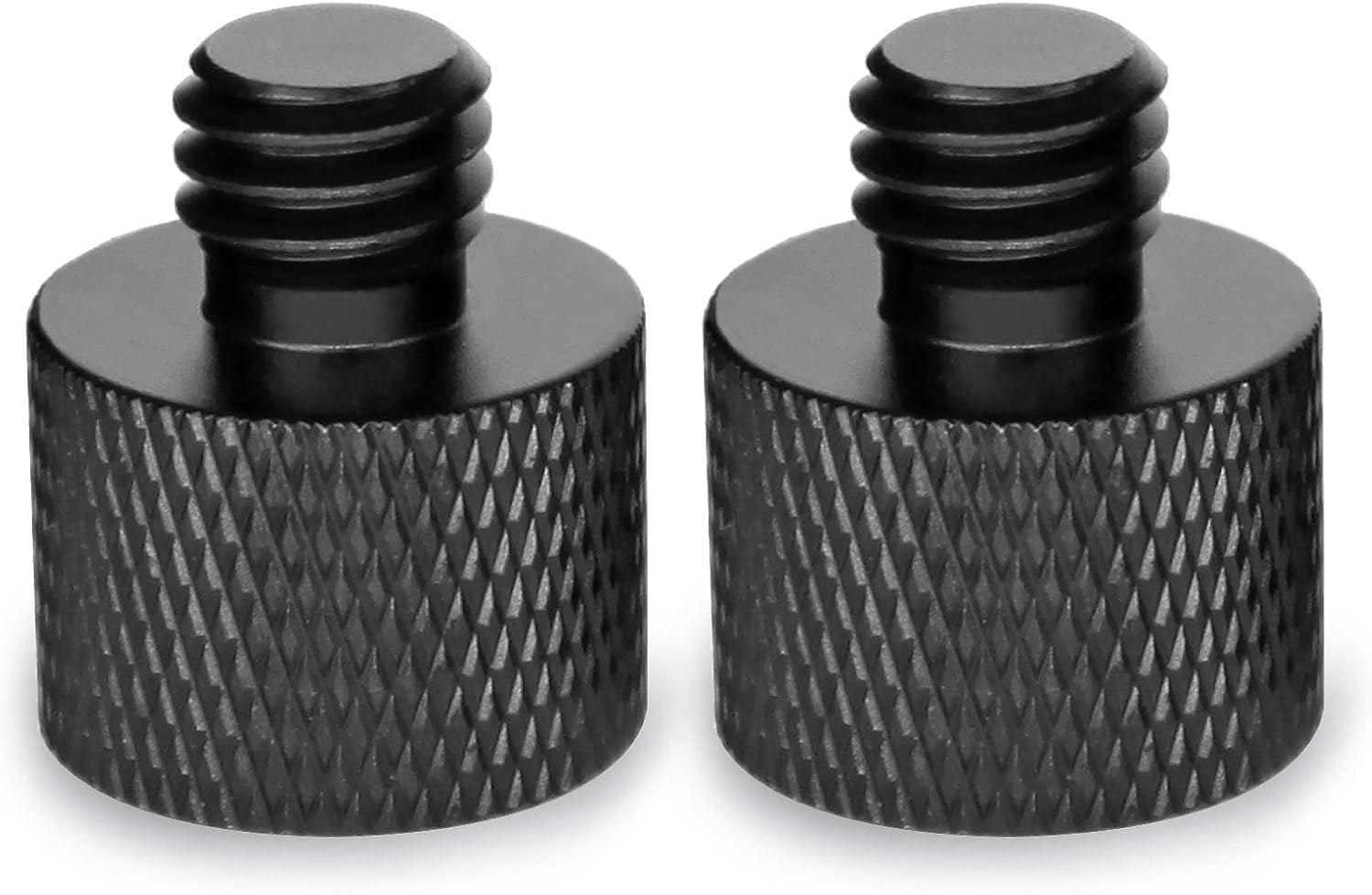 Mic Screw Adapter Thread 5/8 to 1/4 Adapter and 5/8 to 3/8 Adapter Set for Microphone Stand to Tripod and Camera Adapter